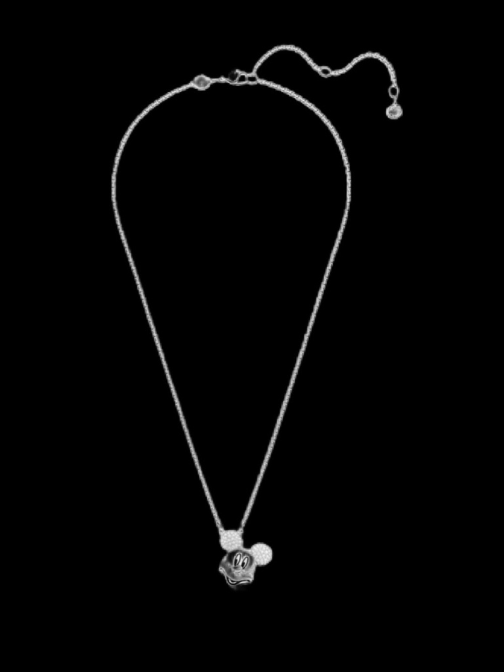 Authentic Swarovski Disney 100th Anniversary Mickey Mouse Necklace - NWT - Picture 3 of 6